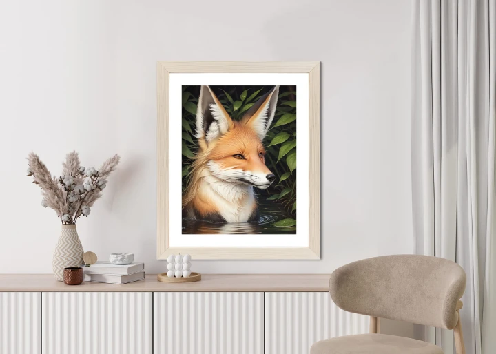 Plakat Portret Lisa W Wodzie
