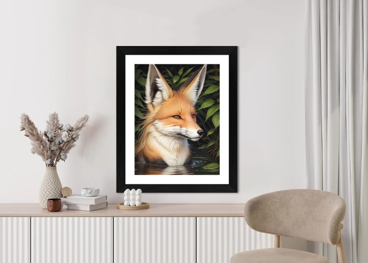 Plakat Portret Lisa W Wodzie