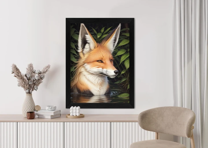 Plakat Portret Lisa W Wodzie