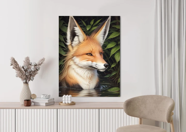 Plakat Portret Lisa W Wodzie