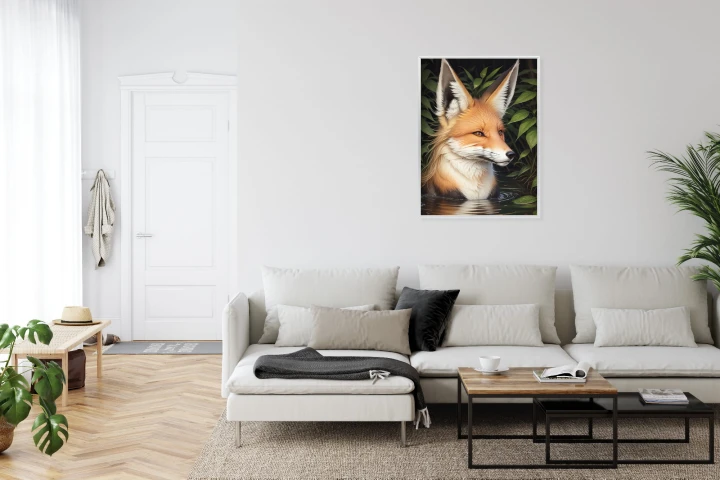 Plakat Portret Lisa W Wodzie