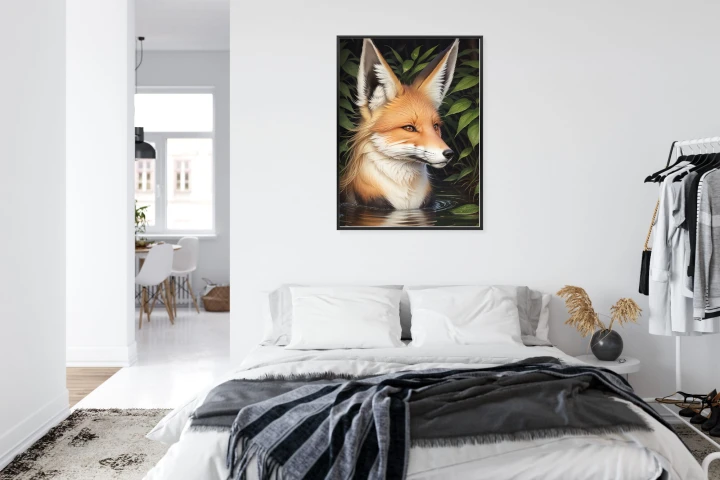 Plakat Portret Lisa W Wodzie