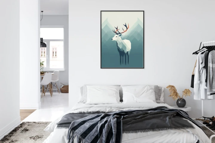 Plakat Jeleń W Stylu Skandynawskim