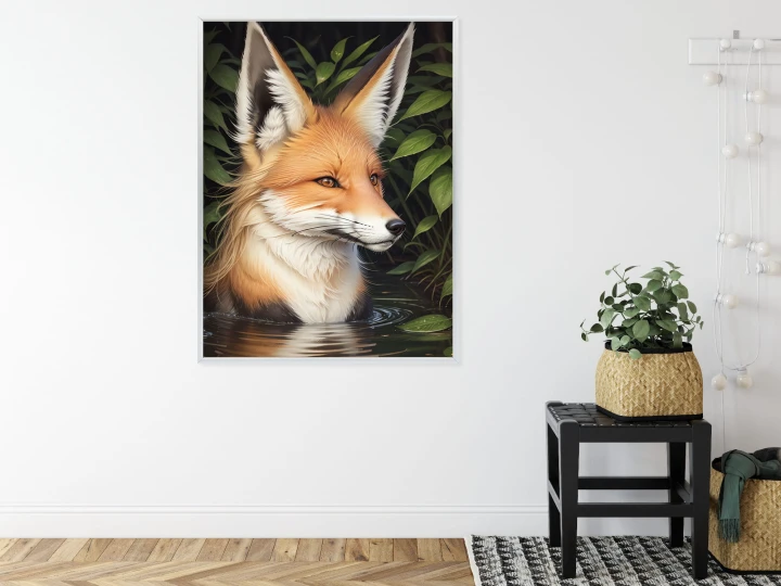 Plakat Portret Lisa W Wodzie