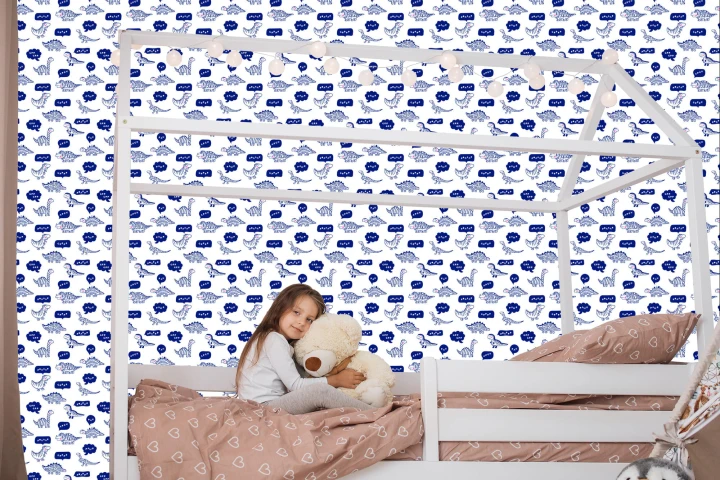 Tapeta W Dinozaury, Do Pokoju Dziecka