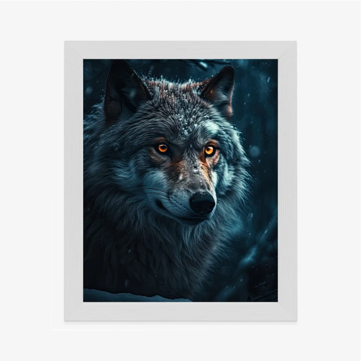 Plakat Wilk W Ciemnym Lesie