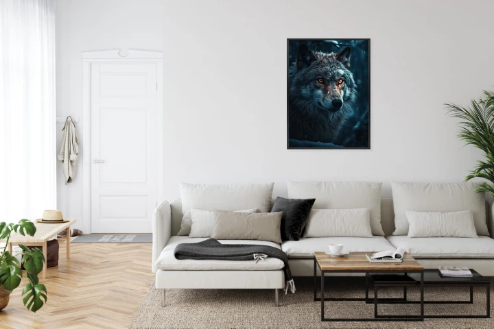 Plakat Wilk W Ciemnym Lesie
