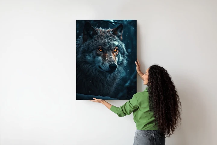 Plakat Wilk W Ciemnym Lesie