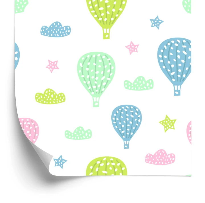 Tapeta Dla Dzieci - Kolorowe Balony