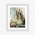 Plakat Abstrakcyjna Ilustracja Kościół Sagrada Familia