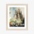 Plakat Abstrakcyjna Ilustracja Kościół Sagrada Familia