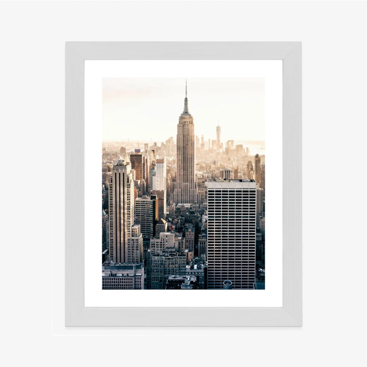 Plakat Nyc Widok Na Wieżowce O Poranku