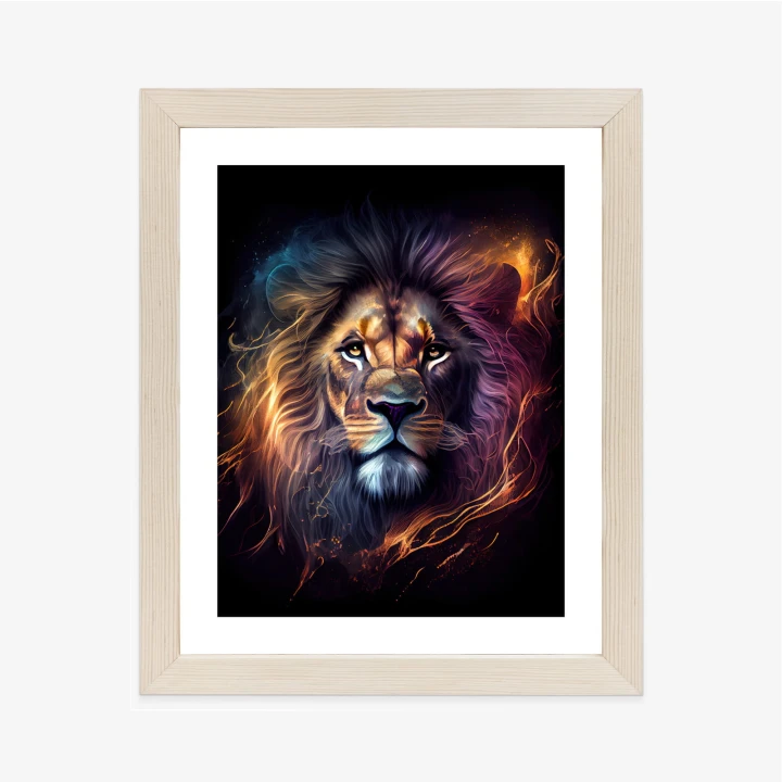 Plakat Magiczny Portret Lwa