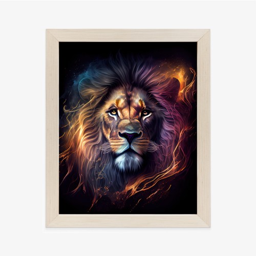 Plakat Magiczny Portret Lwa