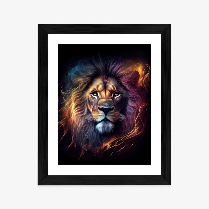 Plakat Magiczny Portret Lwa