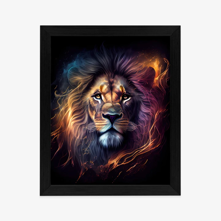 Plakat Magiczny Portret Lwa