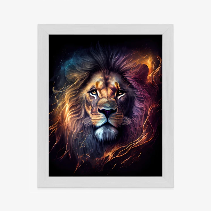 Plakat Magiczny Portret Lwa