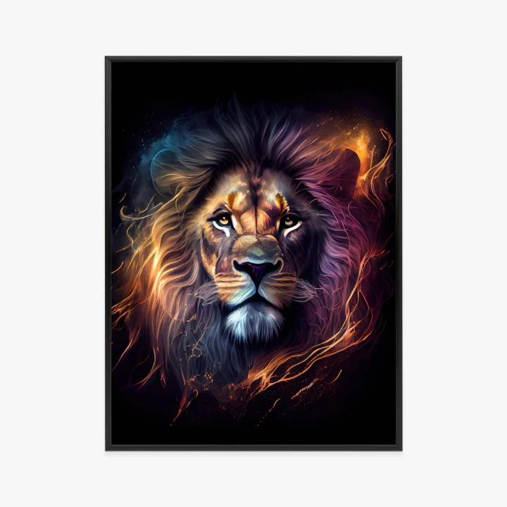 Plakat Magiczny Portret Lwa