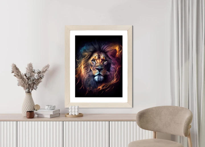 Plakat Magiczny Portret Lwa