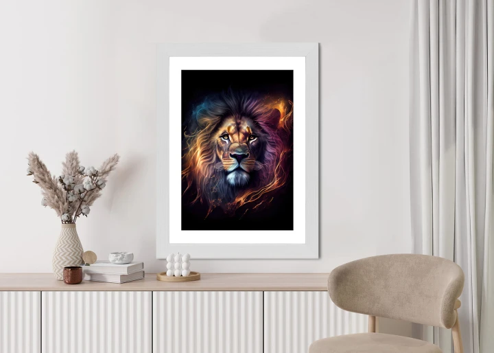 Plakat Magiczny Portret Lwa