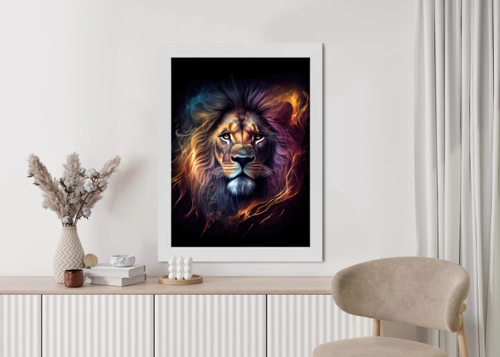 Plakat Magiczny Portret Lwa