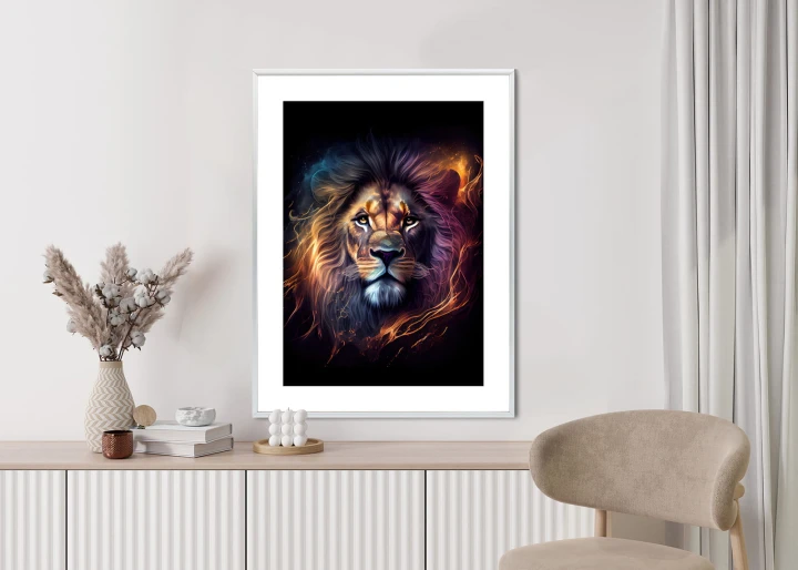 Plakat Magiczny Portret Lwa