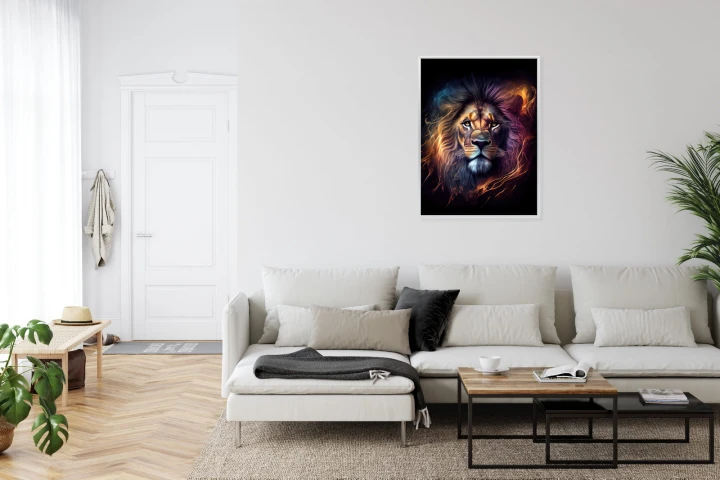 Plakat Magiczny Portret Lwa