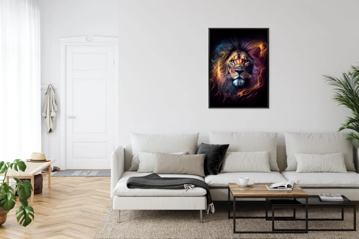 Plakat Magiczny Portret Lwa