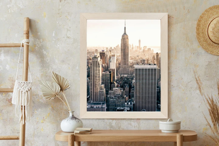 Plakat Nyc Widok Na Wieżowce O Poranku