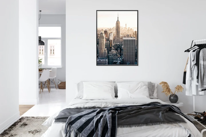 Plakat Nyc Widok Na Wieżowce O Poranku