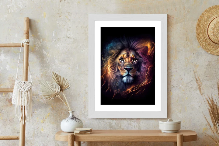Plakat Magiczny Portret Lwa