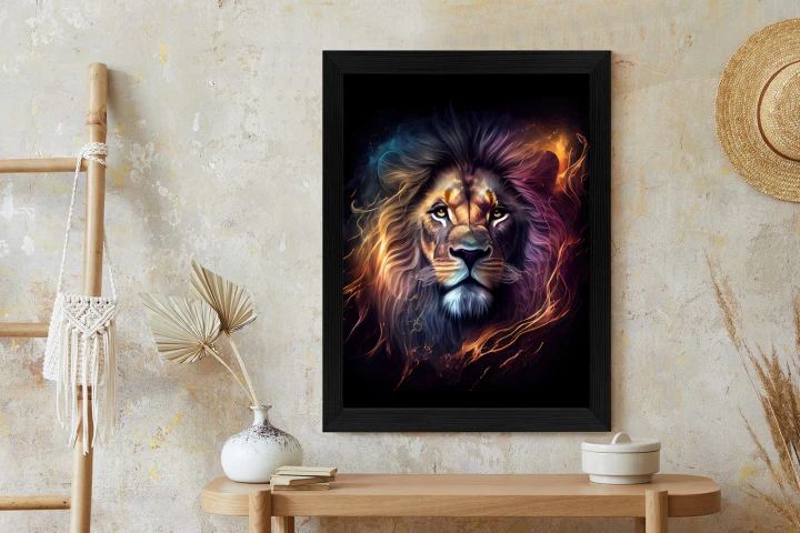 Plakat Magiczny Portret Lwa