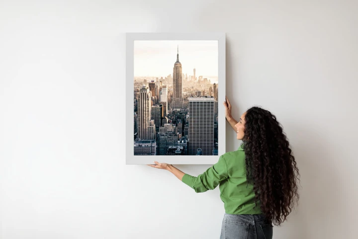 Plakat Nyc Widok Na Wieżowce O Poranku