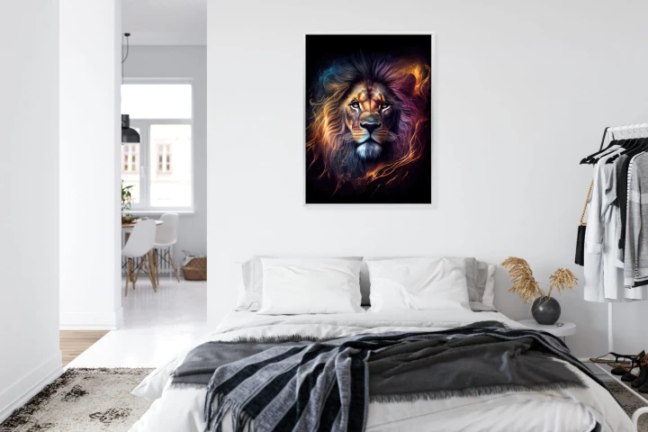 Plakat Magiczny Portret Lwa