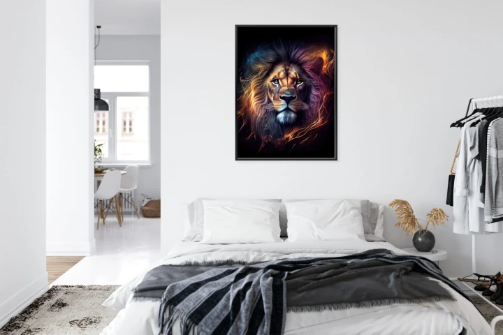 Plakat Magiczny Portret Lwa