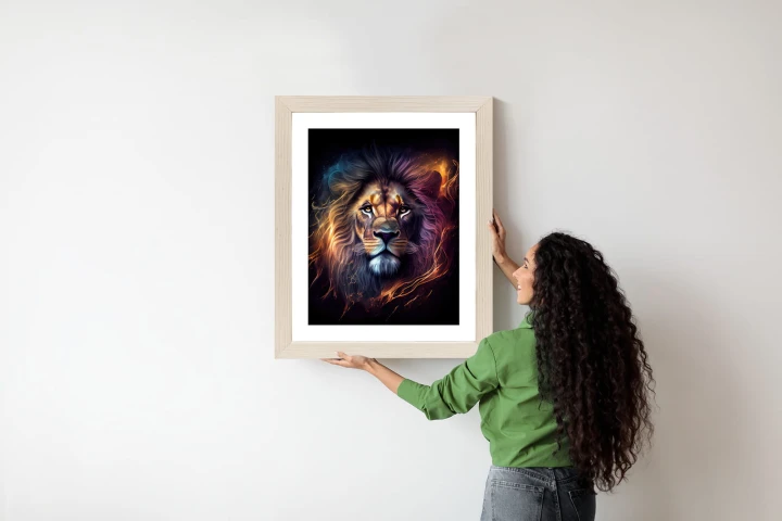 Plakat Magiczny Portret Lwa