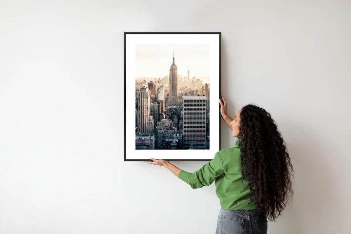 Plakat Nyc Widok Na Wieżowce O Poranku