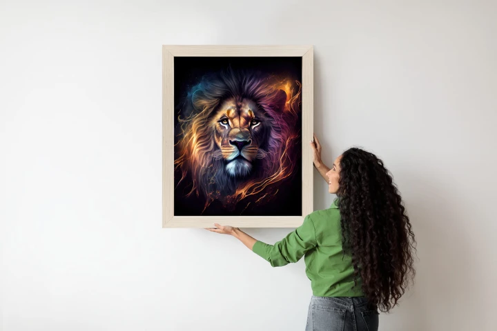 Plakat Magiczny Portret Lwa