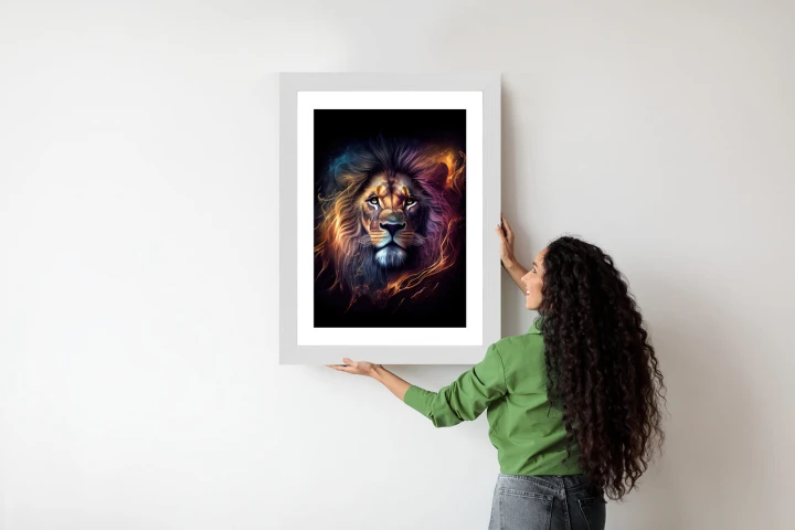 Plakat Magiczny Portret Lwa