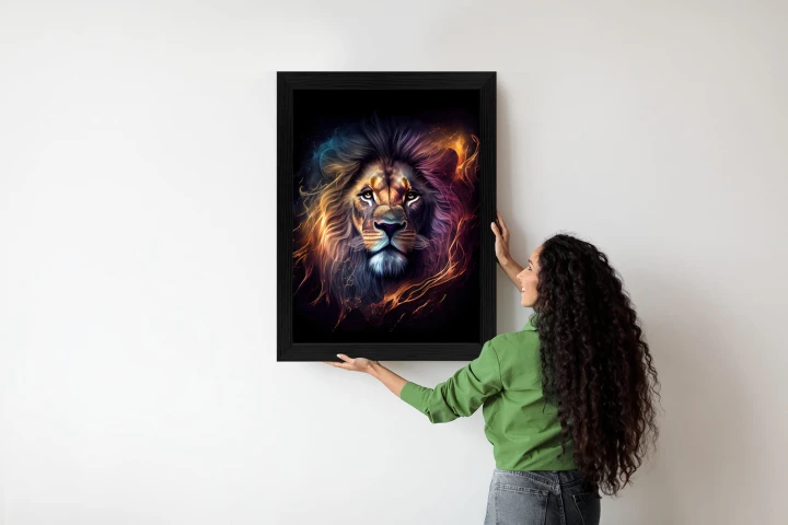 Plakat Magiczny Portret Lwa