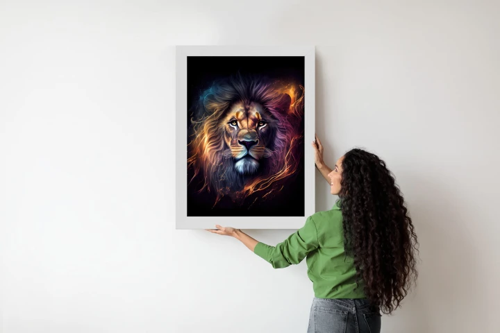 Plakat Magiczny Portret Lwa