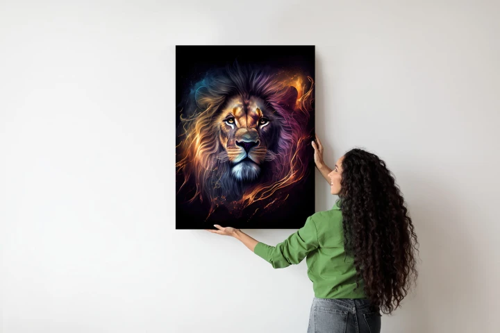 Plakat Magiczny Portret Lwa