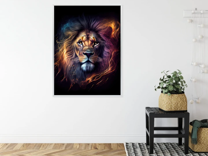 Plakat Magiczny Portret Lwa