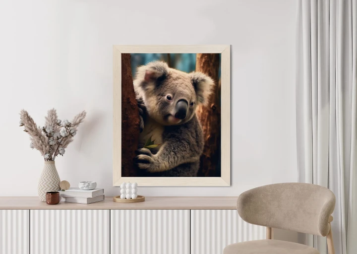 Plakat Miś Koala Na Drzewie