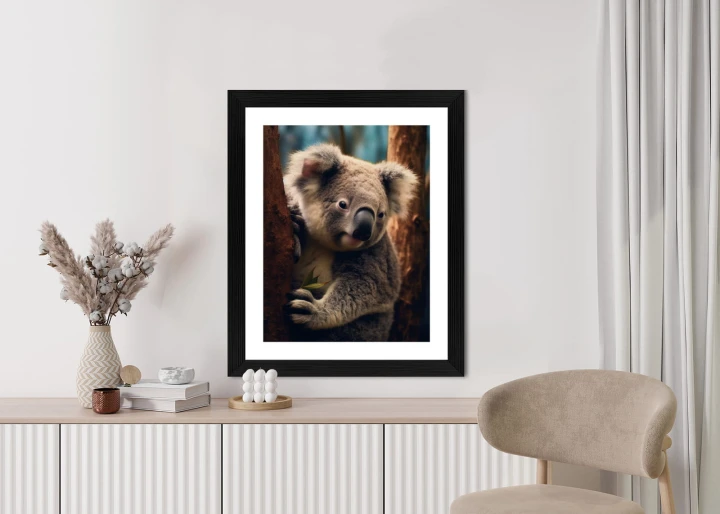 Plakat Miś Koala Na Drzewie