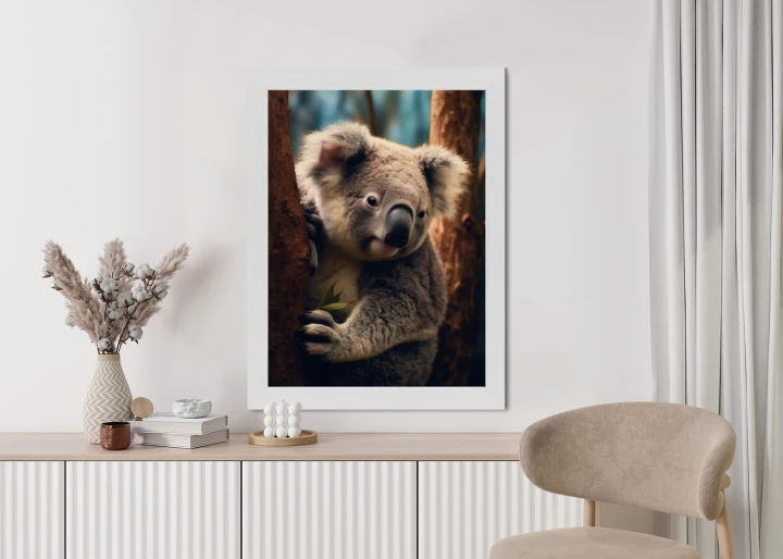 Plakat Miś Koala Na Drzewie