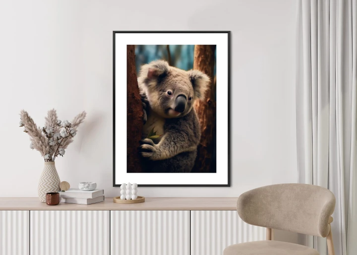Plakat Miś Koala Na Drzewie
