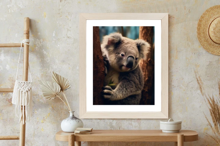 Plakat Miś Koala Na Drzewie