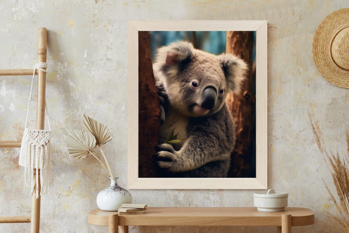 Plakat Miś Koala Na Drzewie