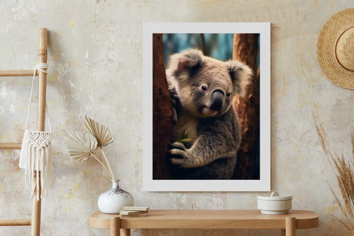 Plakat Miś Koala Na Drzewie